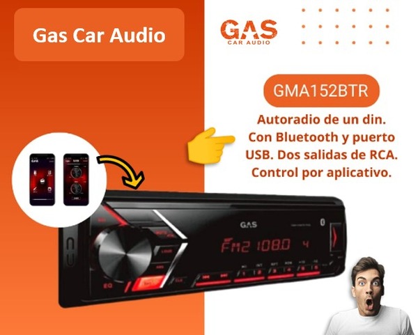 Autoradio-bluetooth-GAS-Car-Audio-con-un-din-puerto-usb--dos-salidas-rca-control-por-aplicativo